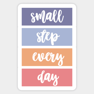 Small Steps Every Day Sticker